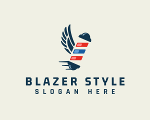 Barbershop Grooming Styling logo design