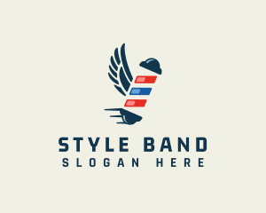 Barbershop Grooming Styling logo design