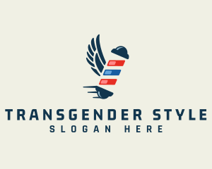 Barbershop Grooming Styling logo design