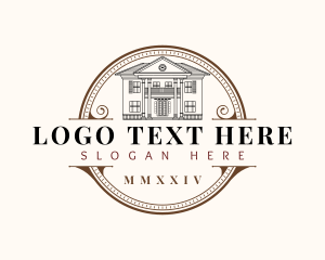 Elegant - House Villa Realty logo design