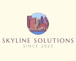 Skyline - London City Skyline logo design