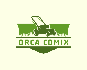 Lawn - Agriculture Landscape Lawn Mower logo design
