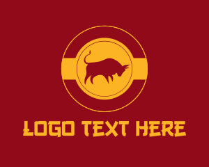 Culture - Asian Gold Ox logo design