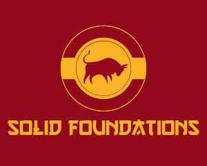 Culture - Asian Gold Ox logo design