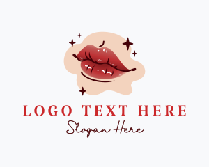 Esthetician - Sexy Red Lipstick logo design