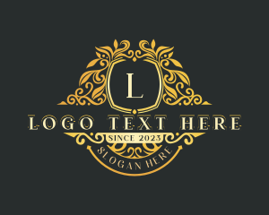 Fleur De Liz - Ornamental Royal Crest logo design