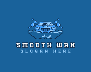 Car Bubble Wash logo design