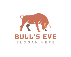 Strong Wild Bull logo design