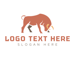 Marketing - Strong Wild Bull logo design