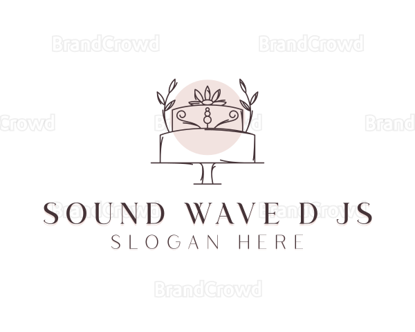 Dessert Wedding Cake Logo