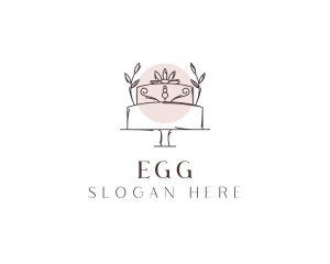 Dessert Wedding Cake Logo