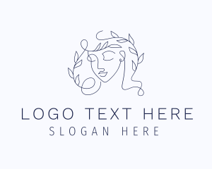 Leaf - Woman Natural Beauty logo design