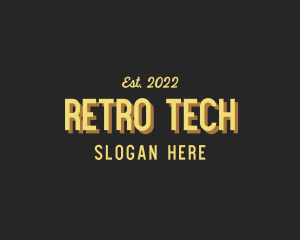 Retro Signage Business logo design