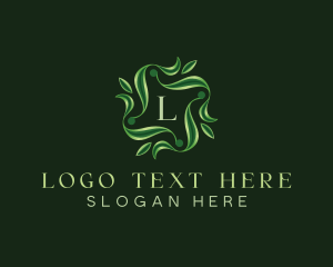 Sauna - Leaf Wave Wellness logo design