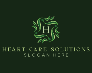 Leaf Wave Wellness logo design