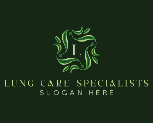 Leaf Wave Wellness logo design