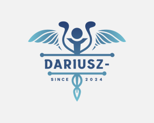 Nursing - Caduceus Medical Hospital logo design