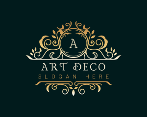 Deco - Luxury Leaf Boutique logo design