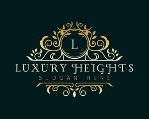 Luxury Leaf Boutique logo design