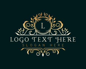 Expensive - Luxury Leaf Boutique logo design