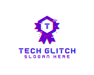Gamer Glitch Award logo design