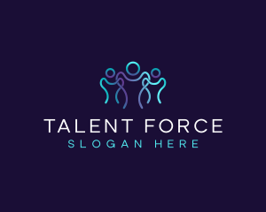 Workforce - People Team Community logo design