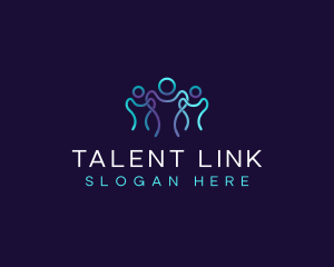 Staffing - People Team Community logo design