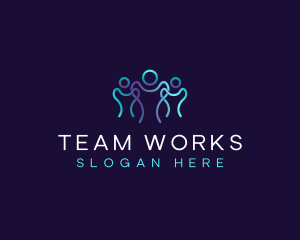 Crew - People Team Community logo design