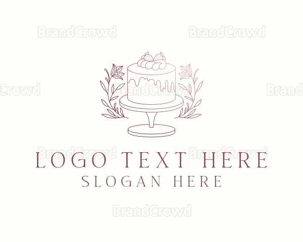 Pastry Cake Dessert Logo