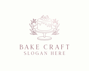 Pastry Cake Dessert logo design