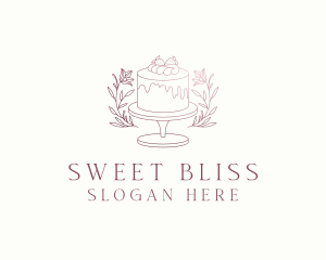 Pastry Cake Dessert logo design