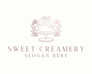 Pastry Cake Dessert logo design