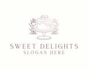 Pastry Cake Dessert logo design