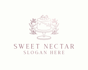 Pastry Cake Dessert logo design