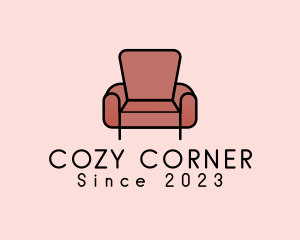 Armchair - Minimalist Armchair Furniture logo design