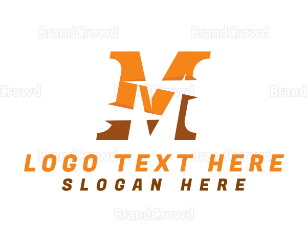 Letter M Business Firm Logo