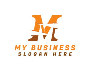 Letter M Business Firm logo design