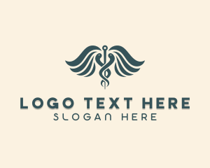 Wings - Caduceus Medical Clinic logo design