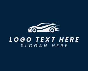 Drag Racing - Race Car Auto Detailing logo design