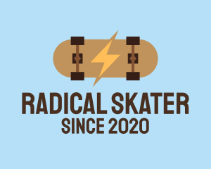 Generic Electric Skateboard logo design