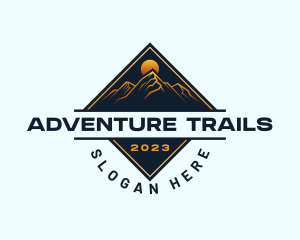 Nature Mountain Travel logo design