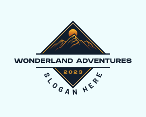 Nature Mountain Travel logo design