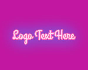 Neon - Feminine Fashion Script logo design
