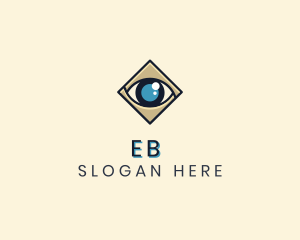 Eye Tile Optical Logo