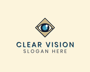 Optical - Eye Tile Optical logo design