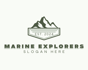 Mountain Climbing Exploration logo design