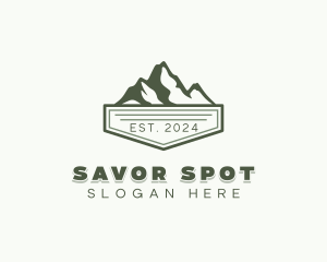 Mountain Climbing Exploration logo design