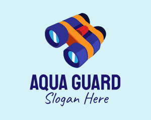 Lifeguard - Colorful Binoculars Toy logo design