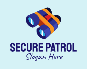 Patrol - Colorful Binoculars Toy logo design
