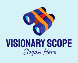 Scope - Colorful Binoculars Toy logo design